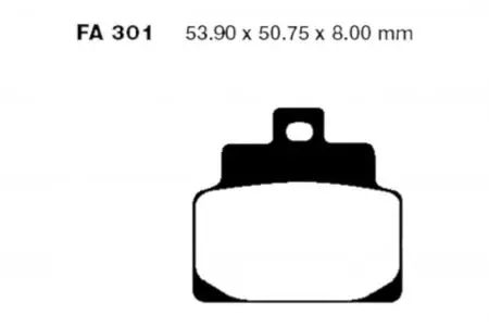 Plăcuțe de frână EBC SFAC 301 (2 buc.) - SFAC301