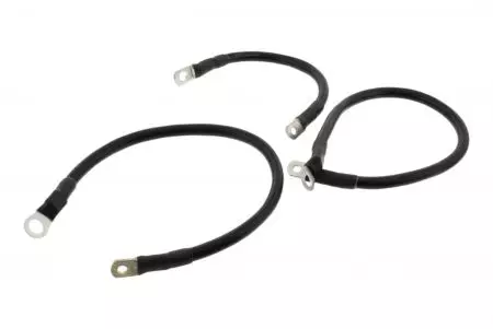 Cables de batería juego negro 230mm 2x410mm ABR All Balls - 79-3006-1