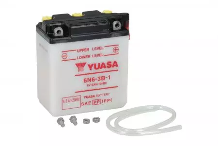 6V 6Ah standardní baterie Yuasa 6N6-3B-1