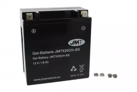 JMT JMTX20CH-BS 12V 18 Ah gelbatterij
