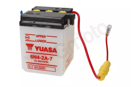 Akumulator standardowy 6V 4Ah Yuasa 6N4-2A-7 