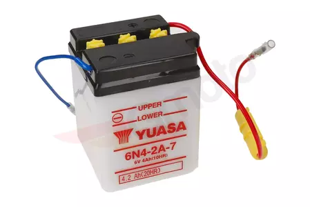 Akumulator standardowy 6V 4Ah Yuasa 6N4-2A-7 -2