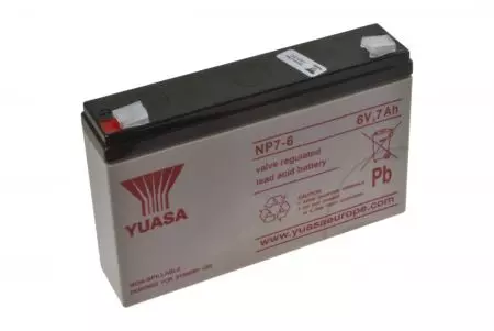 Yuasa NP 7-6 6v 7Ah batteri