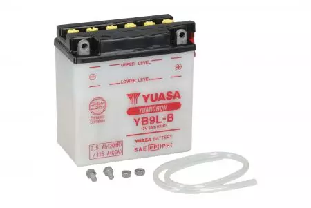 Batterij Yuasa YB9L-B van 12 V en 9 Ah