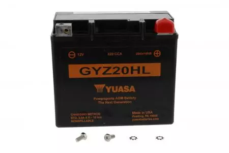 Yuasa GYZ20HL 12V 20 Ah gelbatterij