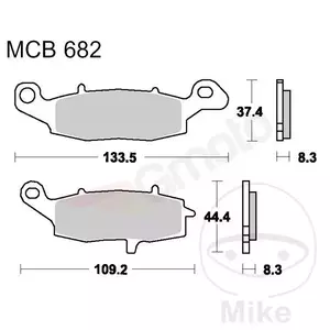 TRW Lucas MCB 682 piduriklotsid (2 tk)-2