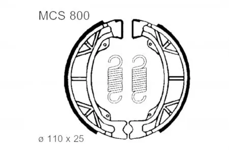 Bremsbacken TRW Lucas MCS 800 - MCS800