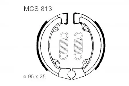 Bremsbacken TRW Lucas MCS 813 - MCS813