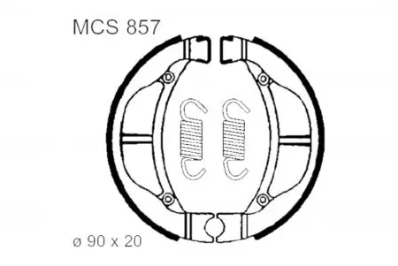 TRW Lucas MCS 857 mâchoires de frein - MCS857