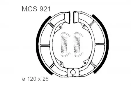 TRW Lucas MCS 921 piduriklotsid - MCS921