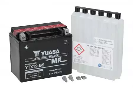 Akumulator bezobsługowy 12V 10 Ah YUASA YTX12-BS