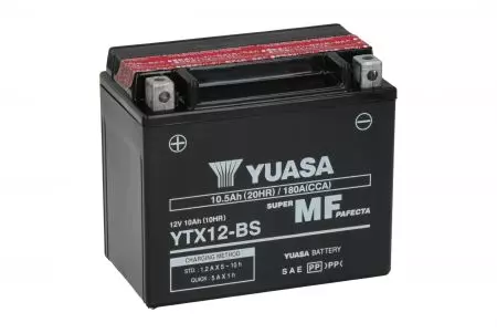 Záložná batéria 12 V 10 Ah, batéria YUASA YTX12-BS-2