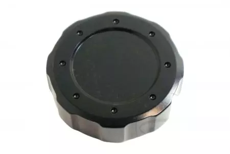 Hliníkový kryt nádržky brzdovej kvapaliny Pro Bolt 61 mm čierny - RESR10BK