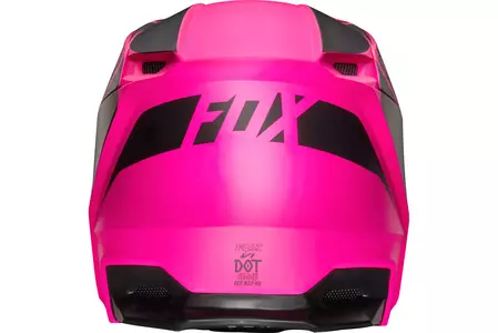 Kask motocyklowy Fox Junior V-1 Przm Black/Pink YL-2
