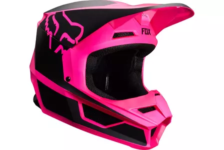 Kask motocyklowy Fox Junior V-1 Przm Black/Pink YL-4