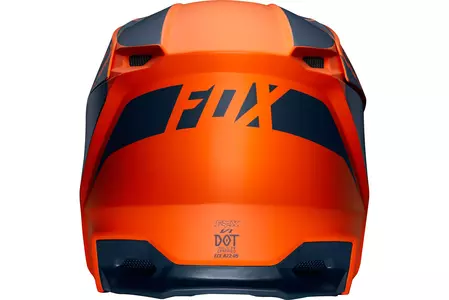 Casco Moto Fox Junior V-1 Przm Naranja YL-4