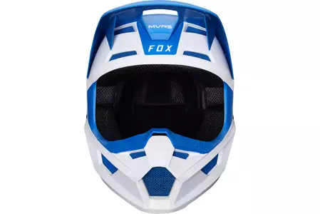 Casco Moto Fox V-1 Mata Azul/Blanco XL-5