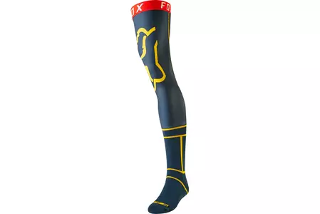 Fox Knee Brace mornarsko/žute L čarape-1
