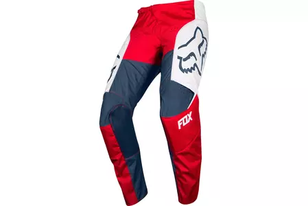 Pantalones moto Fox 180 Przm Navy/Red 30-1