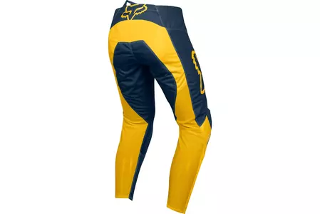 Pantalones moto Fox 180 Przm Navy/Yellow 36-2