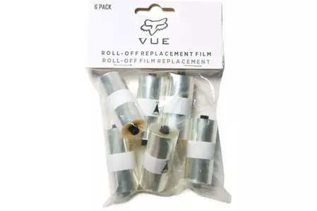 Fox Vue aizsargbrilles Roll-Off komplekts - 6 iepakojumi caurspīdīgs-1