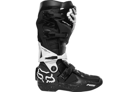 Motociklističke čizme Fox Instinct Black/White 13 (305 mm umetak)-2