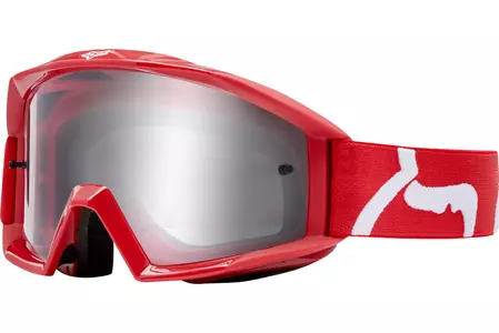 Gafas Fox Junior Main Race Rojo - Lente transparente-1