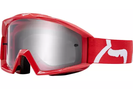 Gafas Fox Main Race Rojo - Lente transparente-1