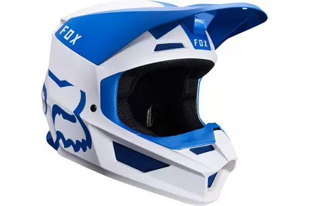 Motociklistička kaciga Fox V-1 Mata Blue/White L-4