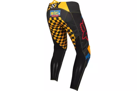 Pantalón de moto Fox Junior 180 Negro/Amarillo K5-3
