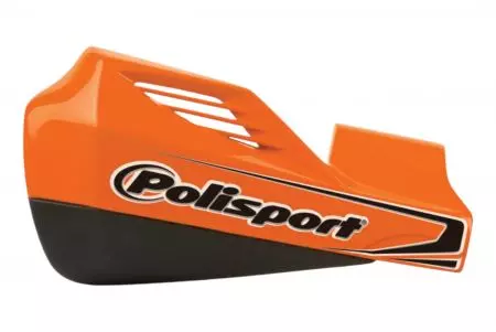 Polisport MX Rocks Alu πορτοκαλί 16-μαύρο σετ προστατευτικών χεριών-1