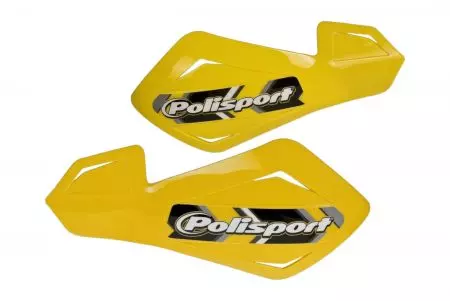 Conjunto de proteção das mãos Polisport Free Flow Lite 1 amarelo-2