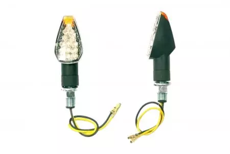 JMP Arrow2 indikaator (2 tk) LED lühike klaas valge korpus must