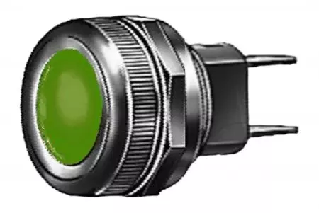 Indicador luminoso Hella verde 12/24V - 2AA 001 200-141