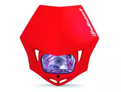 Scheinwerfer lampenmaske Polisport MMX Headlight rot - 8663500006