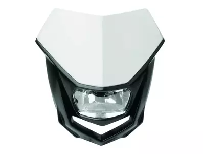 Lampa przednia owiewka Polisport Halo czarno-biała - 8657400001