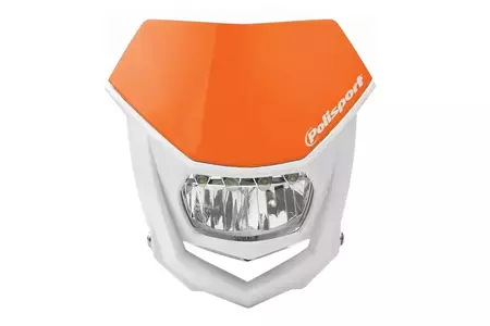 Polisport Halo Led luz carenado delantero blanco-naranja-1