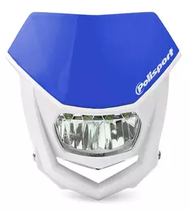 Polisport Halo Led prednja svjetiljka, bijela i plava-1