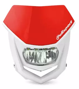 Polisport Halo Led lampada carenatura anteriore bianca e rossa-1
