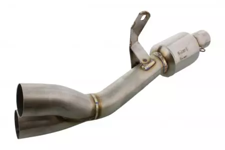 Leo Vince GP-Dual intermediate exhaust pipe with Euro 4 catalytic converter (tuyau d'échappement intermédiaire double avec catalyseur Euro 4) - 16003