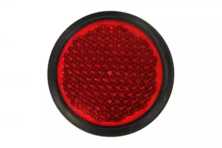Światło odblaskowe czerwone okrągłe 90 mm - 420106