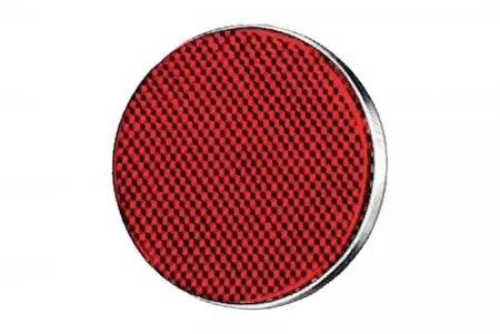 Odrazka červená okrúhla 85 mm - 8RA 002 016-111