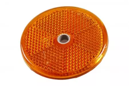 Жълт кръгъл рефлектор 60 mm - 10203