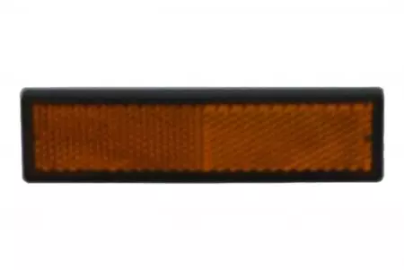 Reflector rojo rectangular 122x32,5 mm - 4742-13