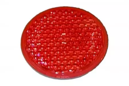 Reflector rojo redondo 80 mm - 3775-01