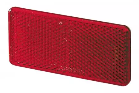 Reflector rojo rectangular 94x44x6,5 mm-1