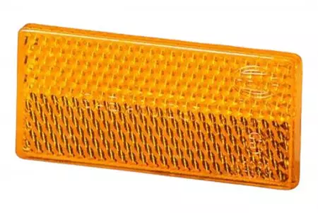 Réflecteur jaune rectangulaire 70x31.5x5 mm - 8RA 004 412-001