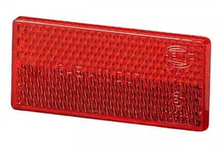Reflector rojo rectangular 70x31,5x5 mm - 8RA 004 412-041