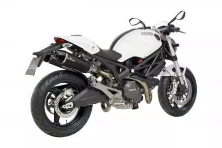 Leo Vince One Evo Carbon 2 Slip-On-lyddæmper Ducati Monster 696 796 1100-8