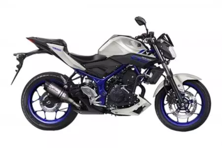 Geluiddemper Leo Vince LV One Evo roestvrij staal 14124E Yamaha MT-03 MT-25 YZF-R25 YZF-R3 - 14124E